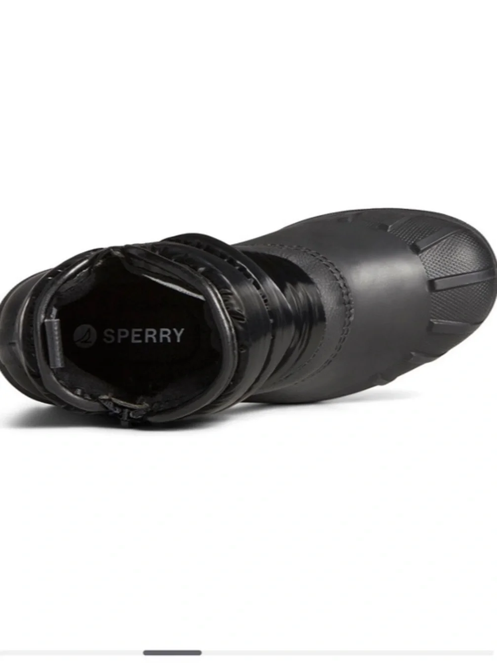 Sperry Syren Ascend Round Toe Boots Size: 10M Black Like New.